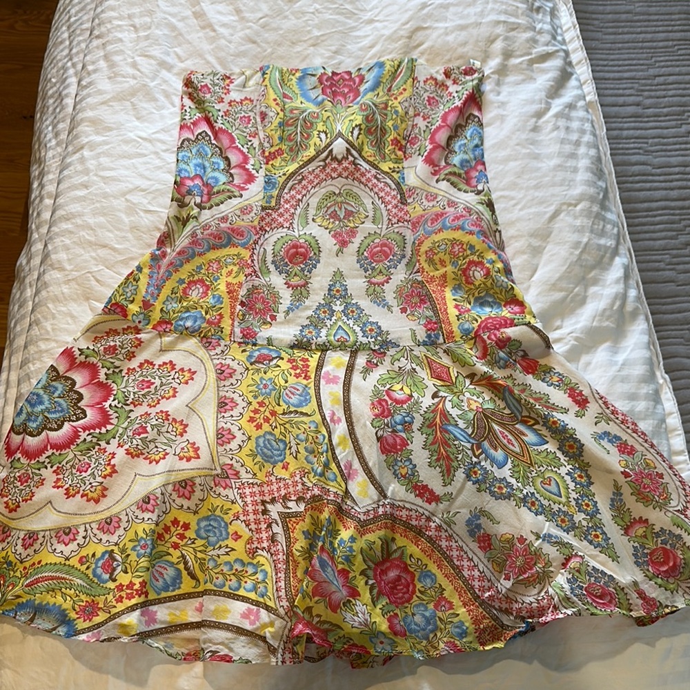 Shoshanna Multicolor Paisley Mini Dress